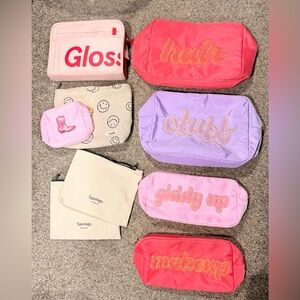 Colorful Travel Pouch Set-selling all together! As is